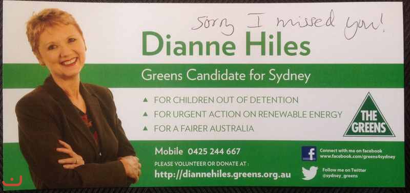 Австралийская партия Зелёных_13